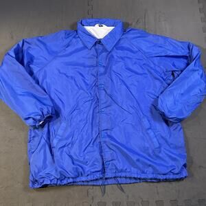Men's vintage Blue Windbreaker Jacket XXXL